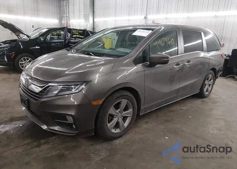 2018 Honda Odyssey Ex-L z USA, uszkodzony, nr VIN 5FNRL6H79JB002383